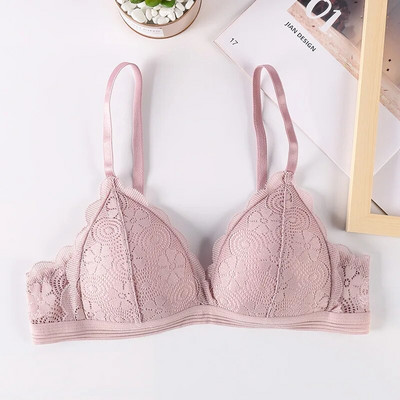 Σέξι δαντέλα σουτιέν Γυναικεία εσώρουχα Σουτιέν χωρίς ραφές Ασύρματο Bralette σουτιέν Push Up Εσώρουχα Γυναικεία Floral σουτιέν Comfort Intimates