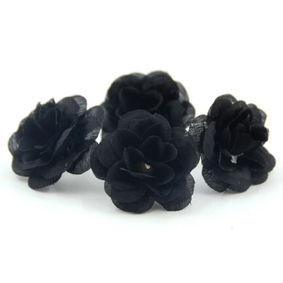 50 kom Mini 4,5 cm umjetna svilena ruža Cvjetna glava DIY Scrapbooking cvijeće Ručno izrađena lopta za poljubac Rukotvorine za vjenčanje Dekorativni