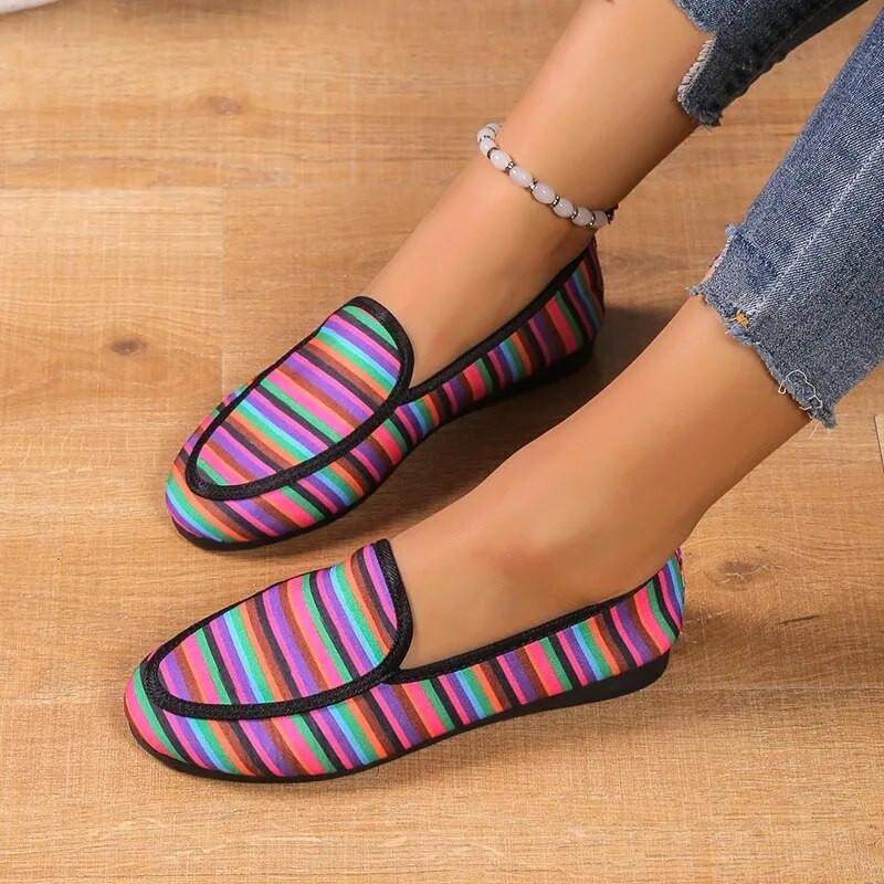 Ženske natikače Jesenska moda 2023. Ženske ravne cipele Prozračne ležerne lagane tenisice za trčanje na otvorenom Ženske