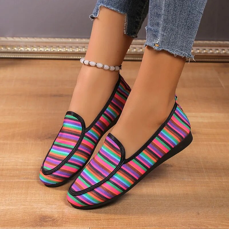 Ženske natikače Jesenska moda 2023. Ženske ravne cipele Prozračne ležerne lagane tenisice za trčanje na otvorenom Ženske