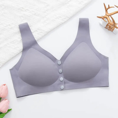 Velika veličina M-4XL Grudnjaci za dojenje Grudnjaci za trudnice i dojilje Donje rublje za trudnice Bešavni grudnjak od ledene svile Dropshipping