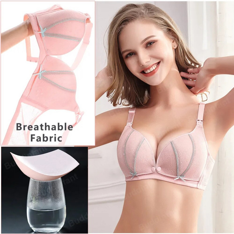 grudnjak za dojenje trudničko donje rublje trudnički grudnjak za hranjenje velika veličina D košarice grudnjaci za dojenje za žene trudnice lactancia odjeća
