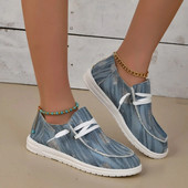 Biezs audekls, Sieviešu plakanie, pievelkamie sieviešu ķekati Rudens Jauni īpaši vieglas slinkas laivas apavi ikdienas kedas