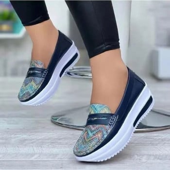 Нови дамски ежедневни обувки за 2023 г. Дишащи обувки Дамски маратонки Обувки на танкетка Обувки за открито Дамски мокасини Zapatillas Mujer