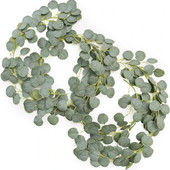 2 m eikalipta lapas vītnes Mākslīgi zaļi lapotnes vīnogulāji kāzu arkai dārzam āra dekorēšanai Zīda rotangpalmas augi