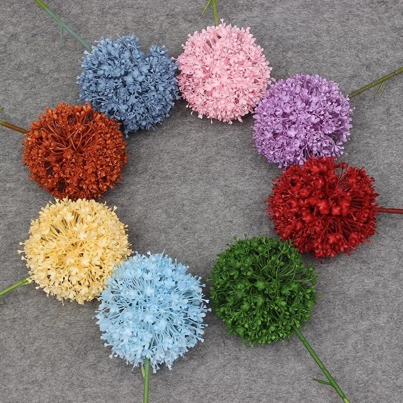 75 cm velika grana Umjetni šareni luk Svadbena dvorana Cvjetni aranžman Dekoracija Kućna vaza Maslačak Lažni cvjetni aranžman