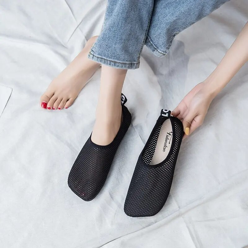 2023. Prozračne mrežaste ravne cipele za trudnice Ženske sportske sandale Medicinske sestre Klompe za hodanje Ljetne cipele za putovanja velika veličina 35-41 bež