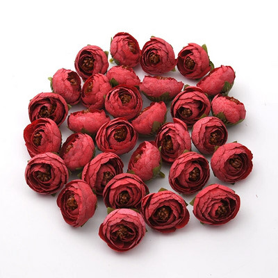 10 komada 3-4 cm mini pupoljak ruže, umjetni albumi, svilene cvjetne glavice za dekoraciju vjenčanja, DIY vijenac, poklon, obrt, lažni cvijet