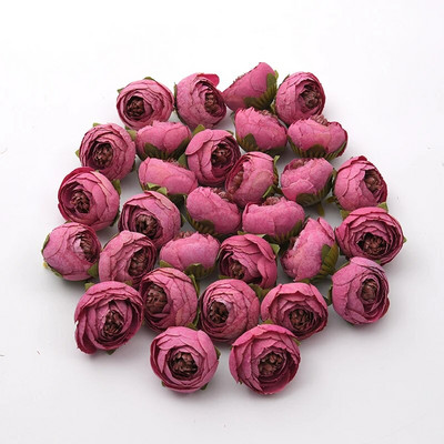 10 komada 3-4 cm mini pupoljak ruže, umjetni albumi, svilene cvjetne glavice za dekoraciju vjenčanja, DIY vijenac, poklon, obrt, lažni cvijet