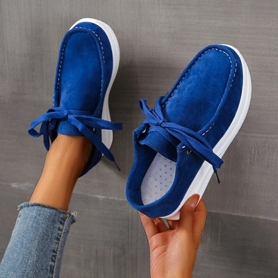 2022 m. rudens sportiniai batai, moteriški, kvėpuojantys lengvi, suvarstomi lauko batai Moteriški laisvalaikio batai su storu dugnu, didelio dydžio suvarstomi