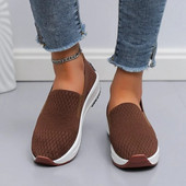 Sporta apavi Sieviešu apavi Sporta ikdienas apavi Sieviešu 2022. gada jauna mode, universālas sekla sieta, elpojošas vienkrāsainas kurpes