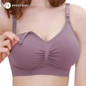 Mrežasti grudnjak za dojenje, prozračna visoka elastičnost, bez čeličnog prstena, donje rublje za trudnice, prednja kopča, odjeća za trudnice