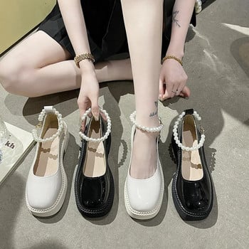 Дамски обувки Lolita Японски обувки Mary Jane Женска ретро студентска JK униформа Обувки на платформа с високи токчета 2022 Нови дамски обувки
