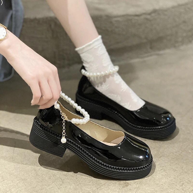 Lolita sieviešu apavi Japānas Mērijas Džeinas apavi sievietēm Retro studentu JK vienota augstpapēžu platformas apavi 2022. gada jauni sieviešu apavi