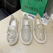 Ženske ljetne cipele za slobodno vrijeme Ženske natikače s platformom Luksuzni dizajnerski brend Ženske cipele za šetnju na otvorenom Elegantne ženske cipele s petom