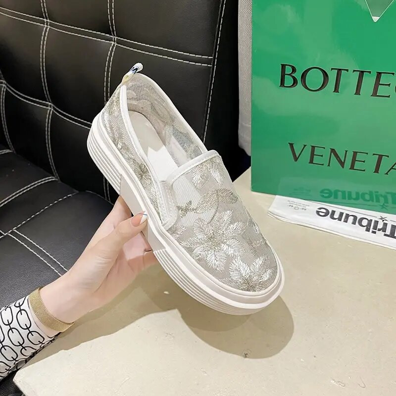 Ženske ljetne cipele za slobodno vrijeme Ženske natikače s platformom Luksuzni dizajnerski brend Ženske cipele za šetnju na otvorenom Elegantne ženske cipele s petom