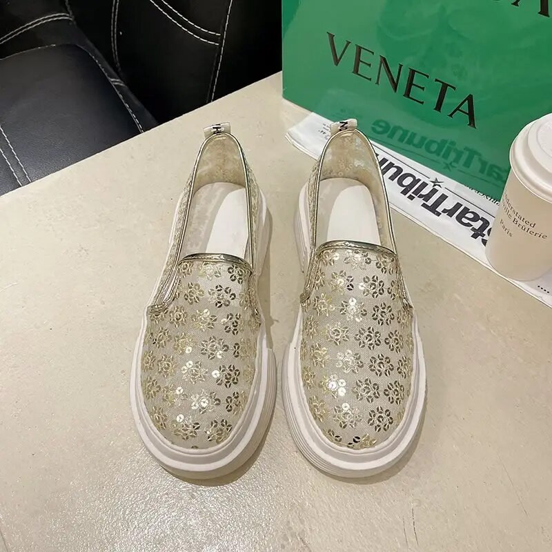 Ženske ljetne cipele za slobodno vrijeme Ženske natikače s platformom Luksuzni dizajnerski brend Ženske cipele za šetnju na otvorenom Elegantne ženske cipele s petom