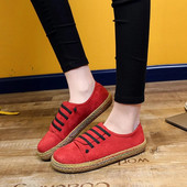 Ženske cipele Mokasine s ravnim dnom na vezanje Ženske nove jesenske ležerne cipele za ljenju na otvorenom Udobne svijetle jednobojne ravne cipele