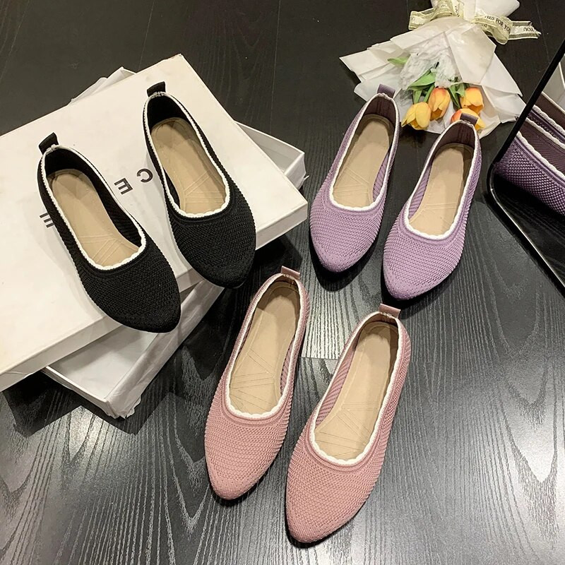 Lamedad naistejalatsid naistele 2023. aasta suvine võrkkangast hingav naiste vabaaja libisemisjalatsid Uued naiste kingad Dropshippingi jaoks