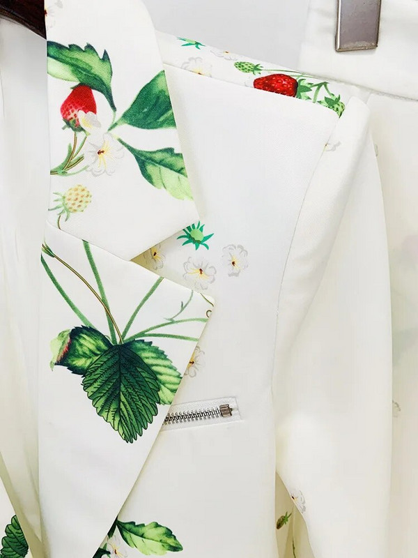 ZJYT Business Chic ühe nööbiga bleiseripüksid naistele 2023. aasta sügisene kontorirõivad, valge jope ja pükste komplekt, 2 tk