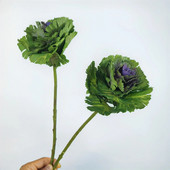 40 cm umjetno zeleno povrće kineskog kupusa, lažni list Pamphrey, lažna cvjetna grana, ukras za kućni vrt