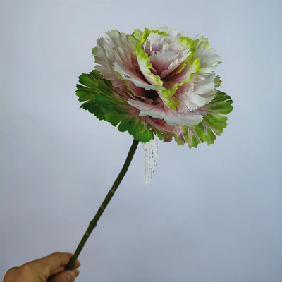 40 cm umjetno zeleno povrće kineskog kupusa, lažni list Pamphrey, lažna cvjetna grana, ukras za kućni vrt