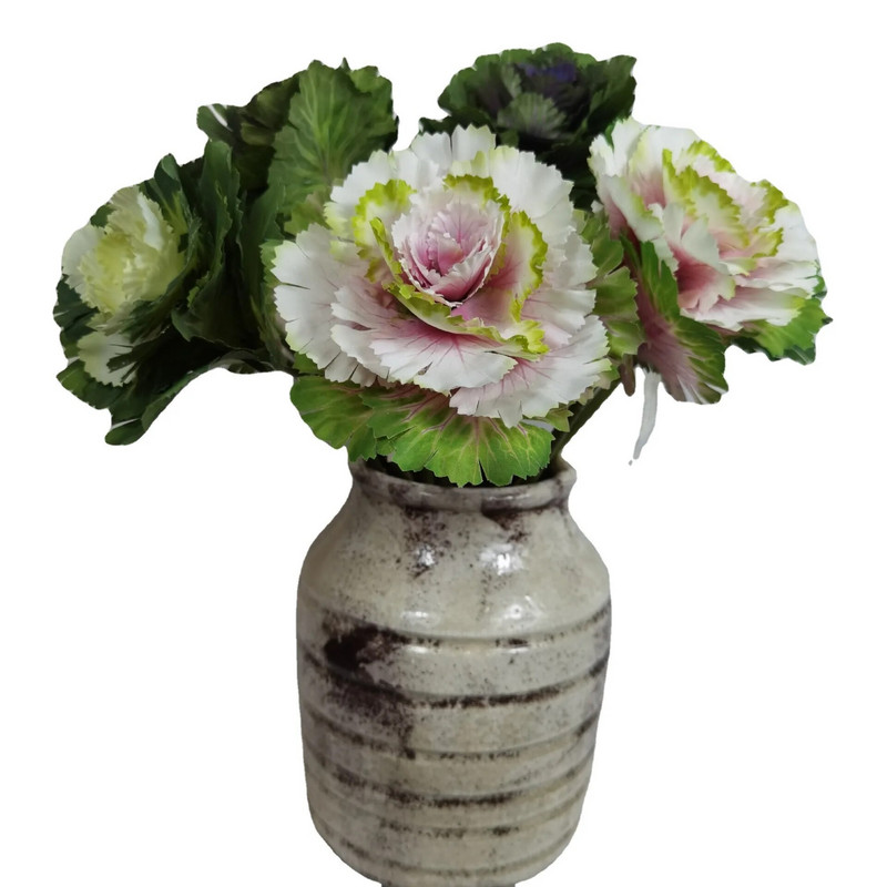 40 cm umjetno zeleno povrće kineskog kupusa, lažni list Pamphrey, lažna cvjetna grana, ukras za kućni vrt