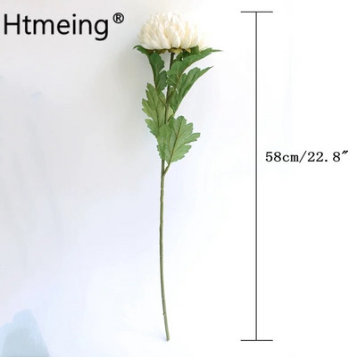 umjetno stabljike cvijeća Bellis perennis Cvjetovi krizantema ruža dalija svila Cvjetne glavice tratinčica DIY rukotvorina kućnog ureda