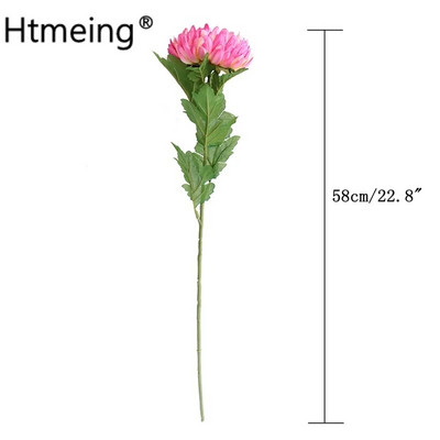 umjetno stabljike cvijeća Bellis perennis Cvjetovi krizantema ruža dalija svila Cvjetne glavice tratinčica DIY rukotvorina kućnog ureda