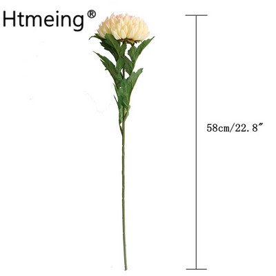 umjetno stabljike cvijeća Bellis perennis Cvjetovi krizantema ruža dalija svila Cvjetne glavice tratinčica DIY rukotvorina kućnog ureda