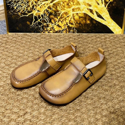 Uued naiste nahast püksid Disaineriga naistele naiste vabaajajalatsid Luksuslikud jalanõud Naistele libisevad paadiga kõndivad naiste jalanõud