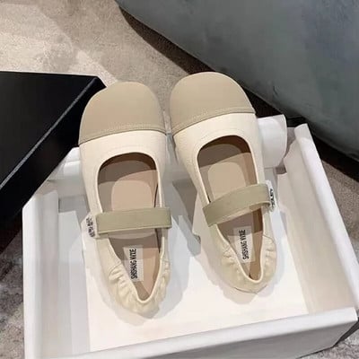 Γυναικεία παπούτσια 2023 Fashion Basic Γυναικεία φλατ Καλοκαιρινή Συνοπτική Beanie Flat παπούτσια Στρογγυλά παπούτσια που ταιριάζουν στο χρώμα Γυναικεία παπούτσια Zapato