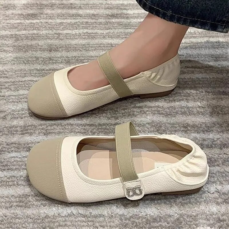 Γυναικεία παπούτσια 2023 Fashion Basic Γυναικεία φλατ Καλοκαιρινή Συνοπτική Beanie Flat παπούτσια Στρογγυλά παπούτσια που ταιριάζουν στο χρώμα Γυναικεία παπούτσια Zapato