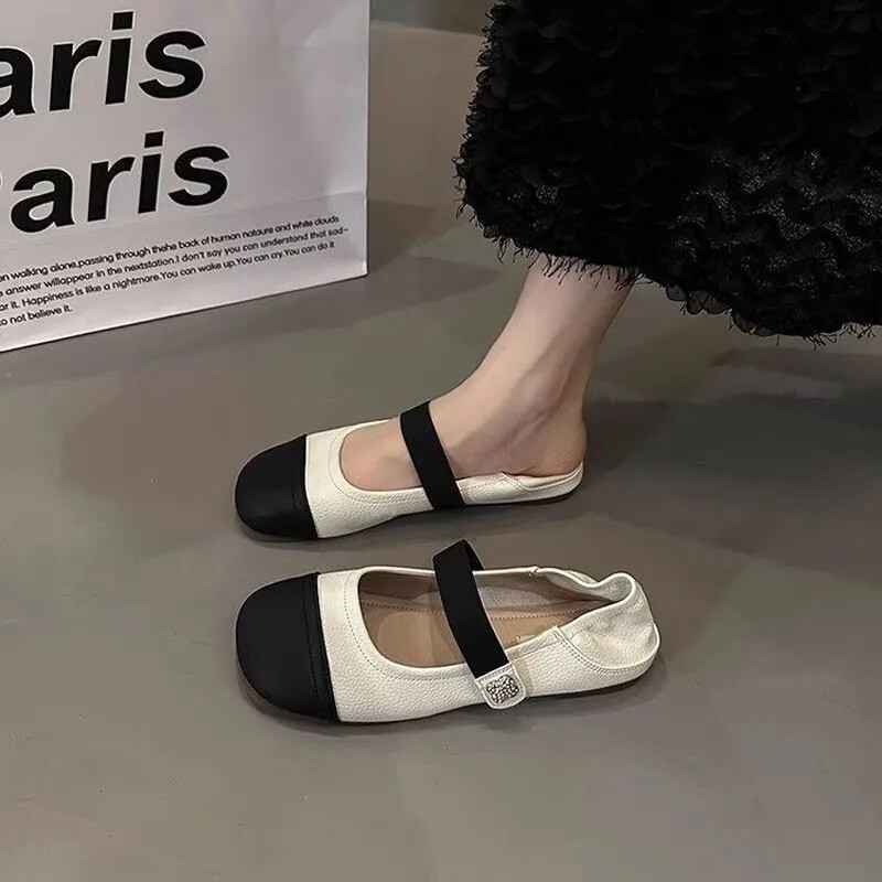 Γυναικεία παπούτσια 2023 Fashion Basic Γυναικεία φλατ Καλοκαιρινή Συνοπτική Beanie Flat παπούτσια Στρογγυλά παπούτσια που ταιριάζουν στο χρώμα Γυναικεία παπούτσια Zapato