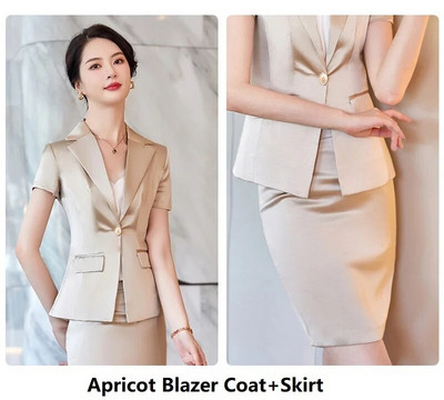 Elegantna ljetna svečana ženska odijela s hlačama i jaknama Kaput OL stilova Profesionalni ženski poslovni komplet hlača Sakoi