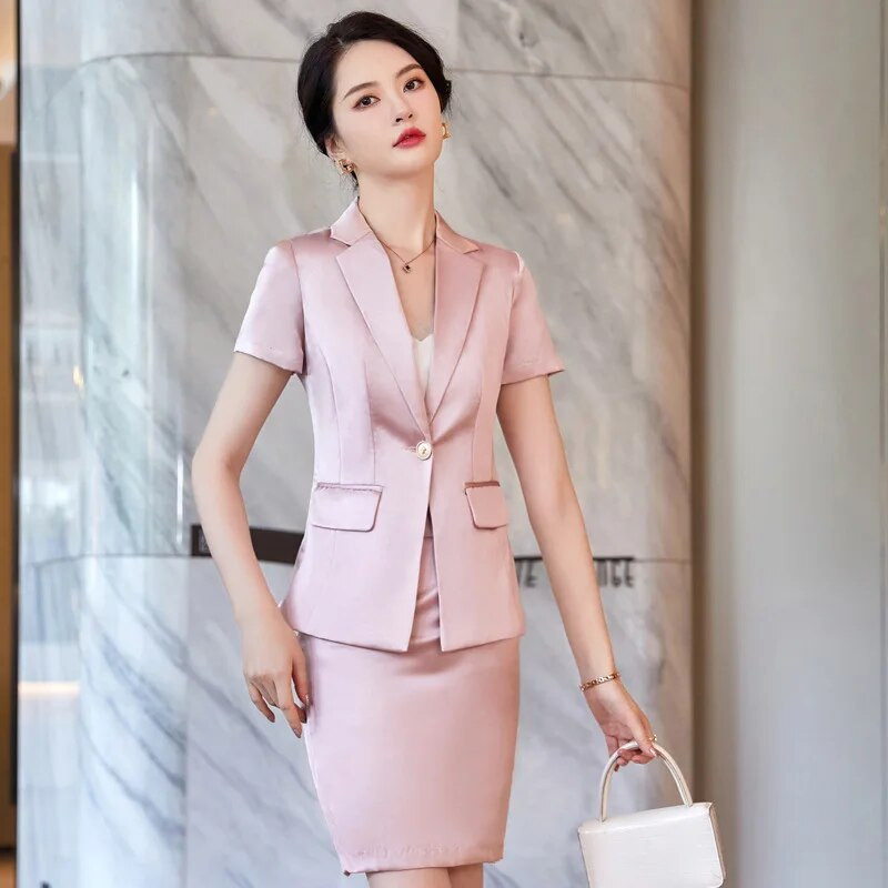 Elegantna ljetna svečana ženska odijela s hlačama i jaknama Kaput OL stilova Profesionalni ženski poslovni komplet hlača Sakoi