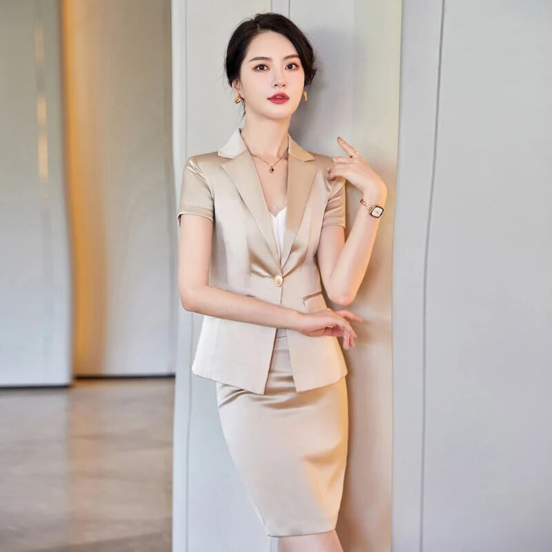Elegantna ljetna svečana ženska odijela s hlačama i jaknama Kaput OL stilova Profesionalni ženski poslovni komplet hlača Sakoi