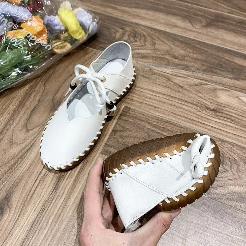 Sieviešu ikdienas apavi vienvietīgi, 2023. gada jauni pavasara, mīksta zole, neslīdoša Oksfordas sieviešu apavi, kas ir ērti, šņorējami, viegli sieviešu pastaigu apavi