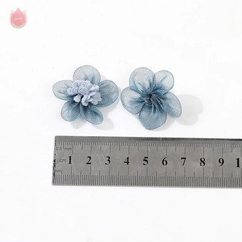 5τμχ 3cm Mini Silk Chiffon Τεχνητά Λουλούδια Κεφάλι Σπίτι Κήπος Διακόσμηση γάμου Τεχνητά φυτά DIY Αξεσουάρ Διακόσμηση