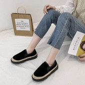 Krzno od brušene kože 2022. Nove modne temperamentne podstave zimske kratke čizme za snijeg s patentnim zatvaračem Tople cipele Vodootporne cipele Ženske čizme