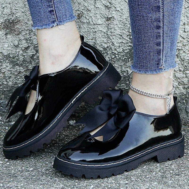 Nove proljetne i jesenske modne mašne za 2022. Ženske ravne cipele s okruglim prstima Jednostruke cipele Ženske mekane ženske cipele velike veličine