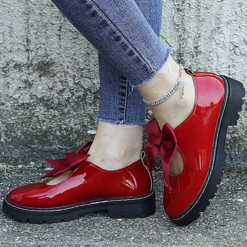 Nove proljetne i jesenske modne mašne za 2022. Ženske ravne cipele s okruglim prstima Jednostruke cipele Ženske mekane ženske cipele velike veličine