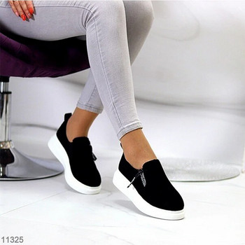 Ретро мокасини с голям размер 2022 Летни дамски мокасини с приплъзване Ежедневни удобни плоски обувки Едноцветни ежедневни Zapatos De Mujer