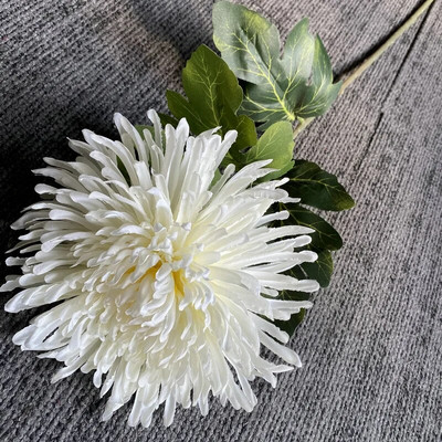 Umjetna krizantema Svila Velika zmajeva kandža Cvjetna grana Vjenčani cvjetni aranžman Materijal Kućni stol Buket za dnevni boravak