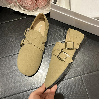  apavi Sieviešu vasaras pastaigu sliedēm slīdošie apavi Apavi ar apaļu purngalu Mīksti baleta apavi ikdienas sieviešu apavi