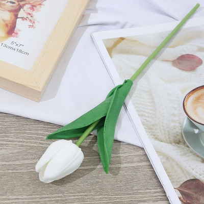 3/5 tükki tehistulbi simulatsioonikimp Real Touch PU vaht võltslilled pulmakaunistus Lilled kodukaunistus