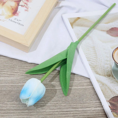 3/5 tükki tehistulbi simulatsioonikimp Real Touch PU vaht võltslilled pulmakaunistus Lilled kodukaunistus