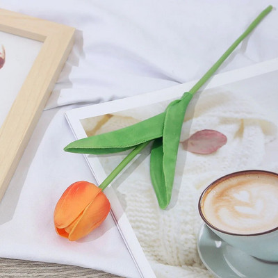 3/5 tükki tehistulbi simulatsioonikimp Real Touch PU vaht võltslilled pulmakaunistus Lilled kodukaunistus