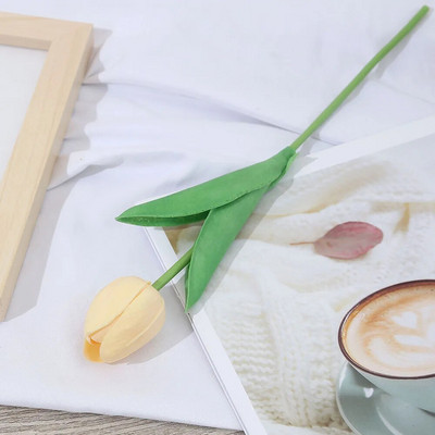 3/5 tükki tehistulbi simulatsioonikimp Real Touch PU vaht võltslilled pulmakaunistus Lilled kodukaunistus