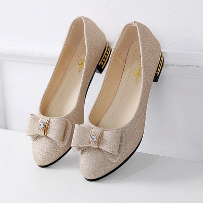Proljeće Jesen Ženske ravne cipele sa šiljatim prstima Slip on cipele niske pete Vjenčane cipele Ženske cipele s leptir mašnom Ženske zapatos mujer 6658